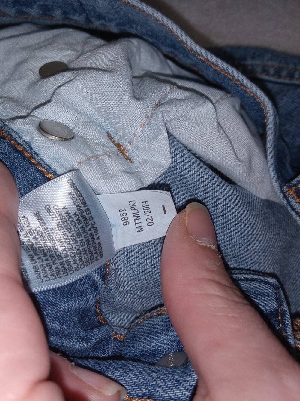 AEROPOSTALE 90s Baggy Jeans Women’s Size 10 Super High Rise Light Wash Denim - Picture 7 of 12